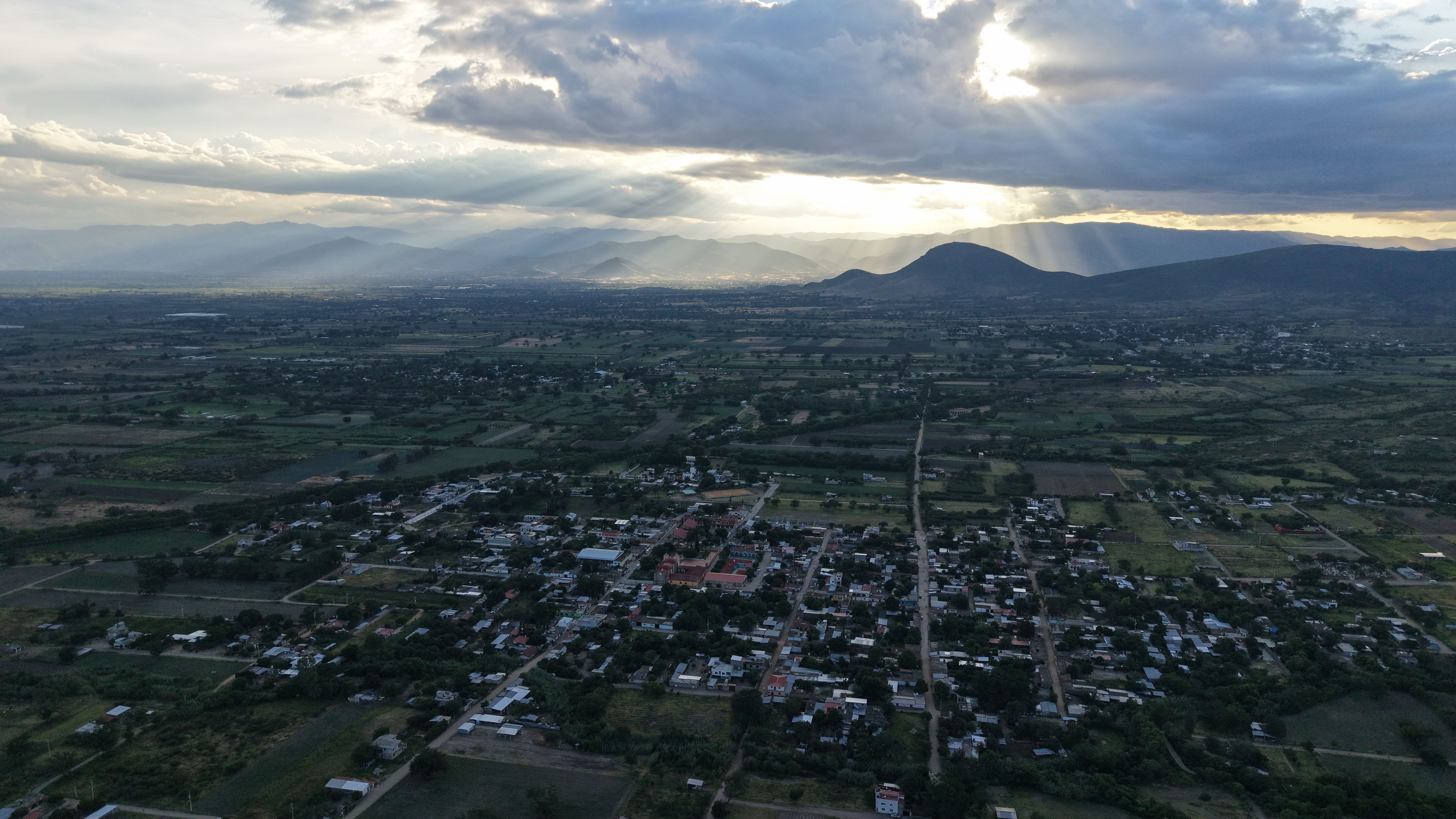 Paisaje montañoso de Jalieza, Oaxaca